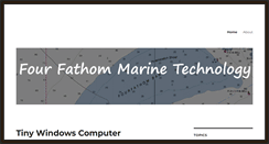 Desktop Screenshot of fourfathom.com